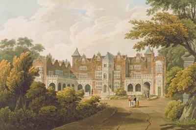 Holland House, Oikeus Honorable Lord Hollandin kotipaikka, kaiverrettu R. Havell und Son tekijältä J.C. Smith