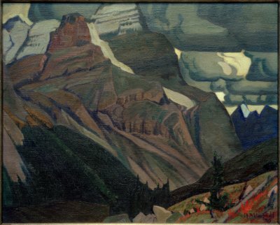 Pimeä syksy, Kalliovuoret tekijältä J.E.H. MacDonald