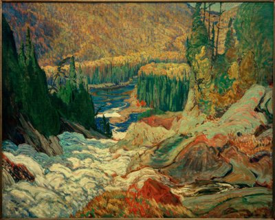 Falls, Montreal River tekijältä J.E.H. MacDonald