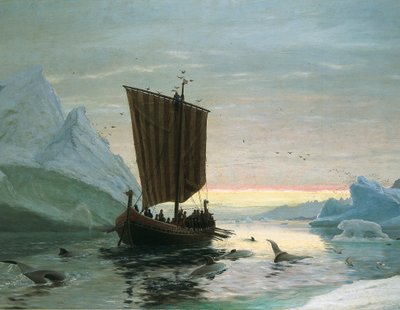 Erik Röde löytää Grönlannin vuonna 1875 tekijältä J.E. Carl Rasmussen