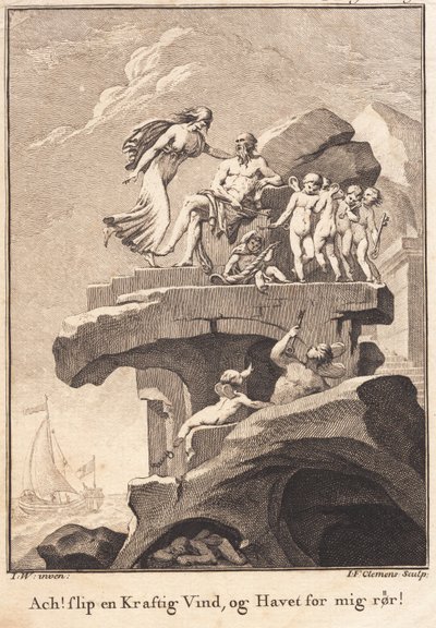 Avind a Æolus, assegut damunt d