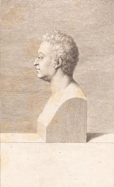 Miehen rintakuva tekijältä J.F. Clemens