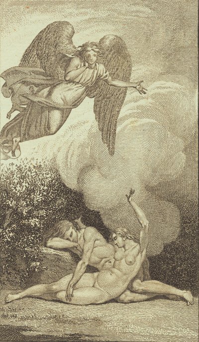 Kuvitus Ewaldin "Adam ja Eeva". SISÄÄN tekijältä J.F. Clemens