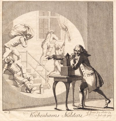 "Kiøbenhavns Skilderie", nro 3 tekijältä J.F. Clemens