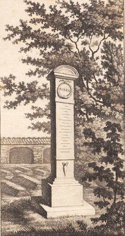 Riberin muistomerkki tekijältä J.F. Clemens