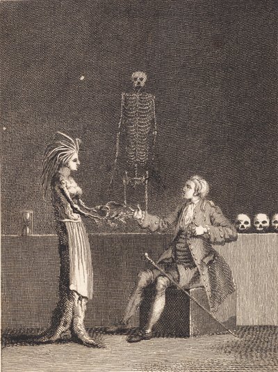 Niels Klim anatomian kammiossa tekijältä J.F. Clemens