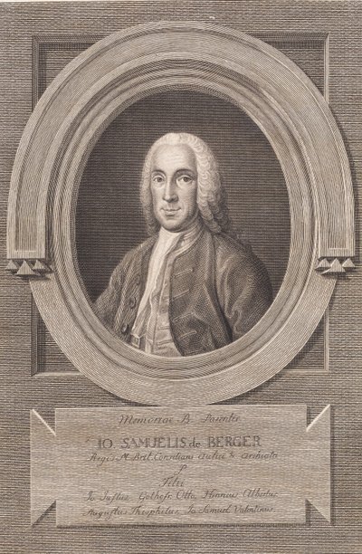 Lääkäri Johann Samuel von Bergerin muotokuva tekijältä J.F. Clemens