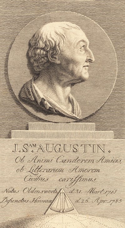 Sotatoimiston sihteeri Johan Samuel Augustin tekijältä J.F. Clemens