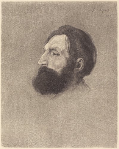 Auguste Rodin tekijältä J.H.E. Whitney after Alphonse Legros