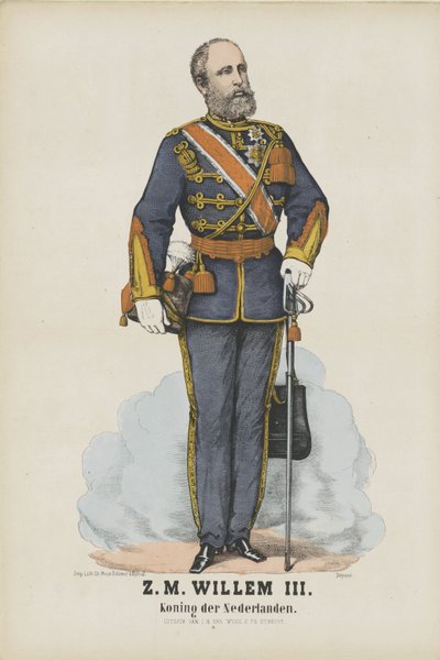 H.M. William III. / Alankomaiden kuningas (otsikko esineessä) tekijältä J.H. van Wees (II)