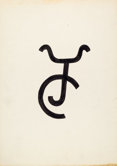 Nautamerkki, c. 1936. tekijältä J.Henry Marley