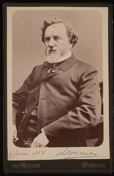 Franciscus Cornelius Dondersin muotokuva 1818-1889, 1.7.1884. tekijältä JJA Van Winsen