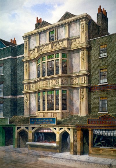 76 Aldgate High Street, Lontoo, c1860 tekijältä JL Stewart