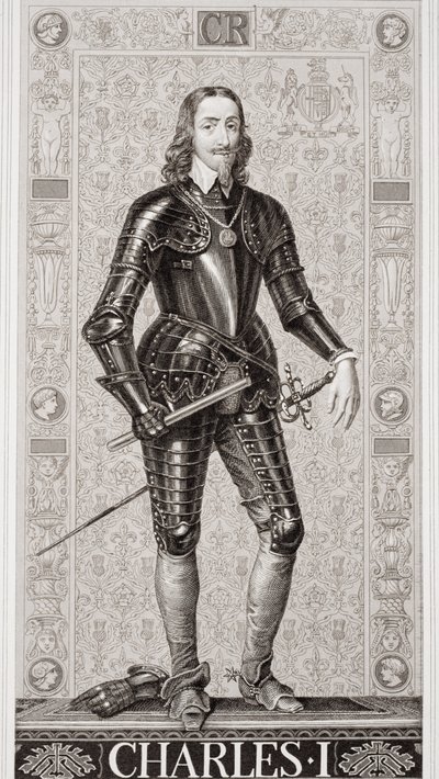 Charles I (1600-49) Englannin ja Skotlannin historian kuvituksista, osa I tekijältä J.L. Williams