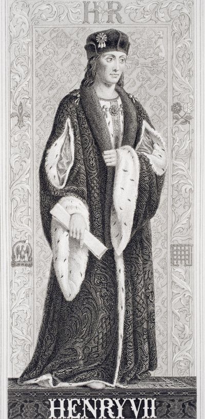 Henry VII (1457-1509) Englannin ja Skotlannin historian kuvituksista, osa I tekijältä J.L. Williams