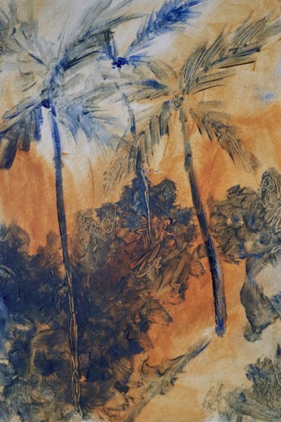 Trooppiset siniset palmut tekijältä JMF FINE ART