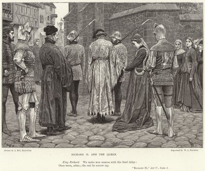 Richard II ja kuningatar, Richard II, V näytös, kohtaus I tekijältä J.M.L. Ralston