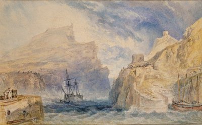 Boscastle, Cornwall, 1824 tekijältä Joseph Mallord William Turner