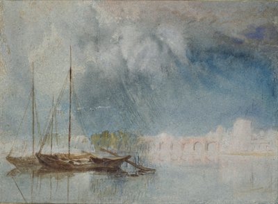 Nantes: Pirmil Bridge, c1830 tekijältä Joseph Mallord William Turner