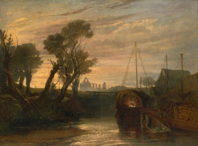 Newark Abbey, vuosina 1806-1807. tekijältä Joseph Mallord William Turner