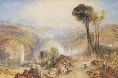 Oberwesel, 1840. tekijältä Joseph Mallord William Turner