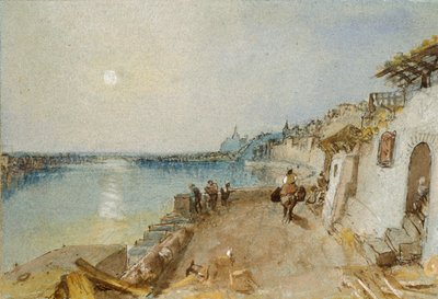 Rietz, lähellä Saumuria, vuodelta 1830 tekijältä Joseph Mallord William Turner
