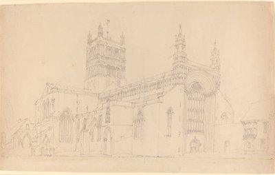 Tewkesbury Abbey. tekijältä Joseph Mallord William Turner