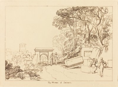 Samarialainen nainen, julkaistu 1819. tekijältä Joseph Mallord William Turner