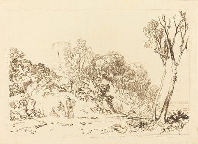 Winchelsea, Sussex, julkaistu 1812. tekijältä Joseph Mallord William Turner