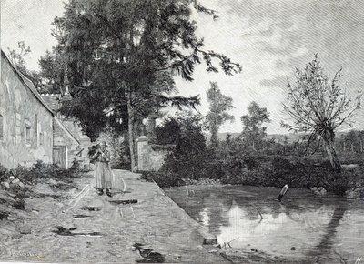 Sateen jälkeen, Leisure Hour, 1888 tekijältä J.M. Barnsley