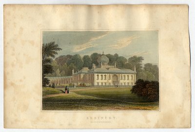 Sezincote House, Gloucester, 1823 (värijäsenet) tekijältä J.P. Neale