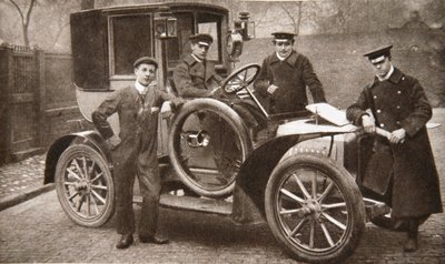 Ensimmäinen taksi Liverpoolissa, Merseysiden osavaltiossa, 1906 tekijältä JP Wood