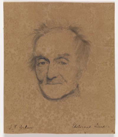 Muotokuva taidemaalari J.L. Lehto tekijältä J.V. Gertner