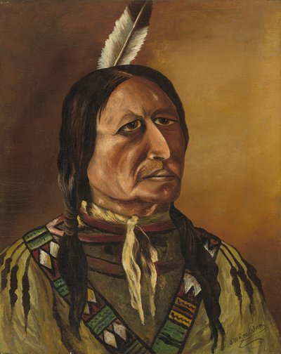 Plains Indian, 1800-luvun viimeinen neljännes. tekijältä J.W. Bradshaw