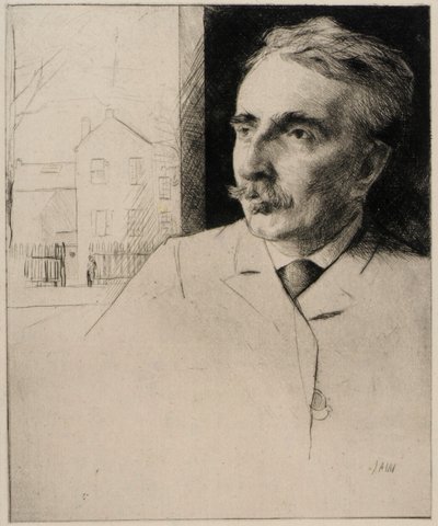 John F. Weirin muotokuva tekijältä J. Alden Weir