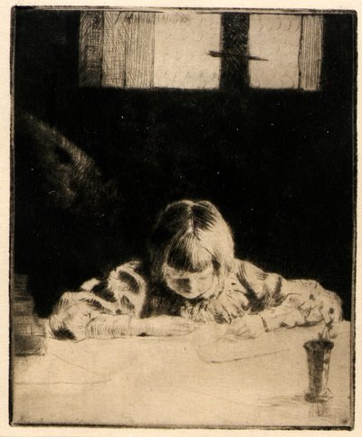 Pieni opiskelija tekijältä J. Alden Weir