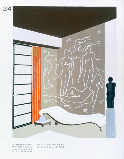 Pieni olohuone klo tekijältä J. Barbier Bouvet