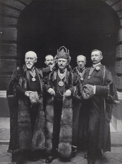 Vaalipäivä Girdlers Hallissa, mestarin kruunaaminen tekijältä J. Benjamin Stone