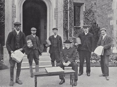 Hallaton Hare Pie Festival, kirkkoherra ja deputaatio tekijältä J. Benjamin Stone