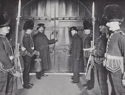 Tornin porttien lukitseminen, yöksi kiinnittäminen tekijältä J. Benjamin Stone