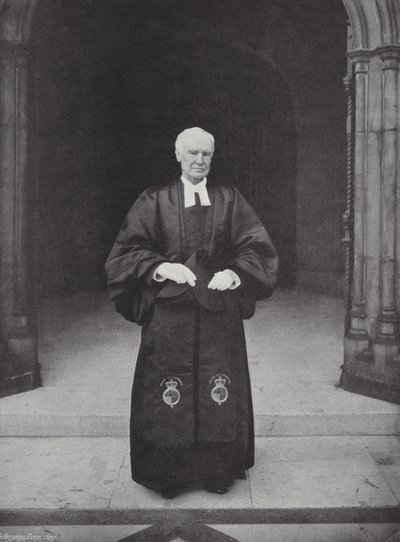 Alahuoneen kappalainen, arkkidiakoni Wilberforce (m/v kuva) tekijältä J. Benjamin Stone