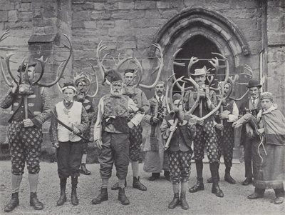 Horn Dance, Abbots Bromley, kaikki hahmot tekijältä J. Benjamin Stone