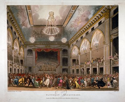Pantheon, Oxford Street, Westminster, 1809 tekijältä J Bluck