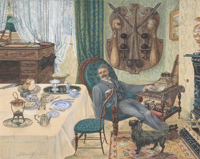 Kandidaatin tutkinto Urheilijan aamiainen, 1800-luvun loppu. tekijältä J Buttfield