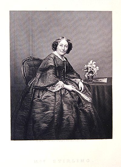 Rouva Stirling, "The Drawing-Room Gallery of Eminent Personages" tekijältä J. and C. (after) Watkins