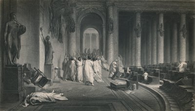 Caesarin kuolema. Julius Caesar, 1870 tekijältä J. C. Armytage
