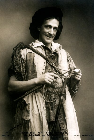 Frank Benson 1858-1939, englantilainen näyttelijä ja teatterijohtaja, 1900-luvun alku. tekijältä J Caswall Smith