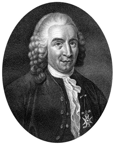 Carolus Linnaeus, 1700-luvun ruotsalainen kasvitieteilijä, lääkäri ja eläintieteilijä, 1812. tekijältä J. Chapman