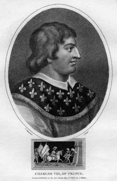 Kaarle VIII, Ranskan kuningas, 1805. tekijältä J. Chapman