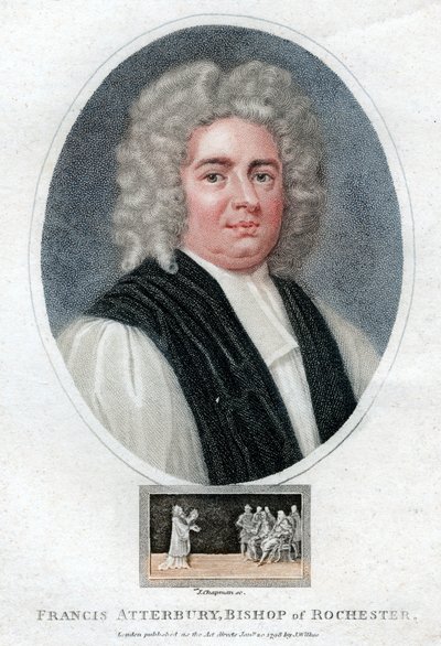 Francis Atterbury, englantilainen kirjailija, poliitikko ja piispa, 1798. tekijältä J. Chapman